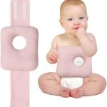 G Tube Tummy Time Pillow Feeding Tube Belt Pads Adjustable Nursing Pillow with a Hole for Supporting Babies Infant Children Kids Protecting Button